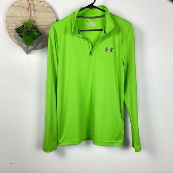 Under Armour Other - Under Armor Lime Green 1/4 Zip Pullover Size Small